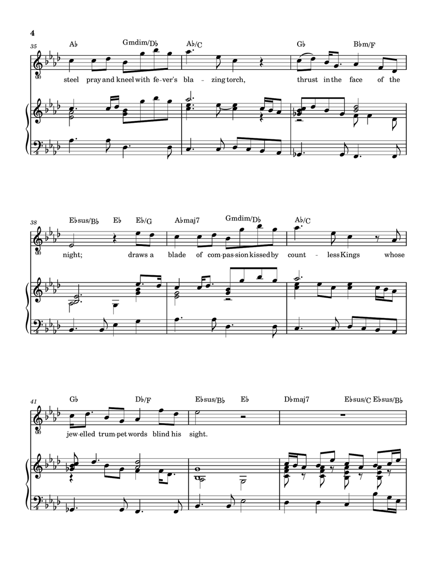 Karn Evil 9 (Third Impression) Piano, Vocal scores gallery preview page 5