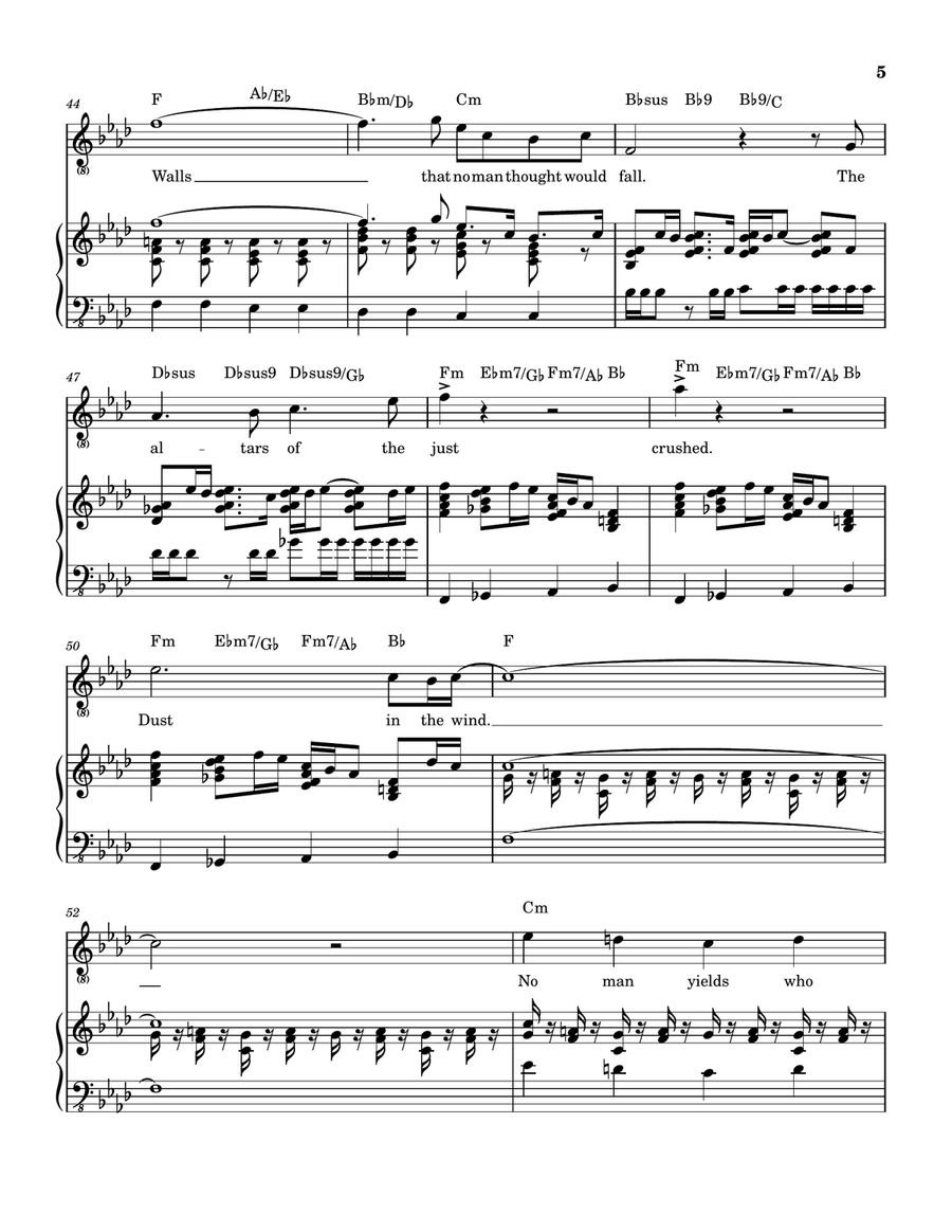 Karn Evil 9 (Third Impression) Piano, Vocal scores gallery preview page 6