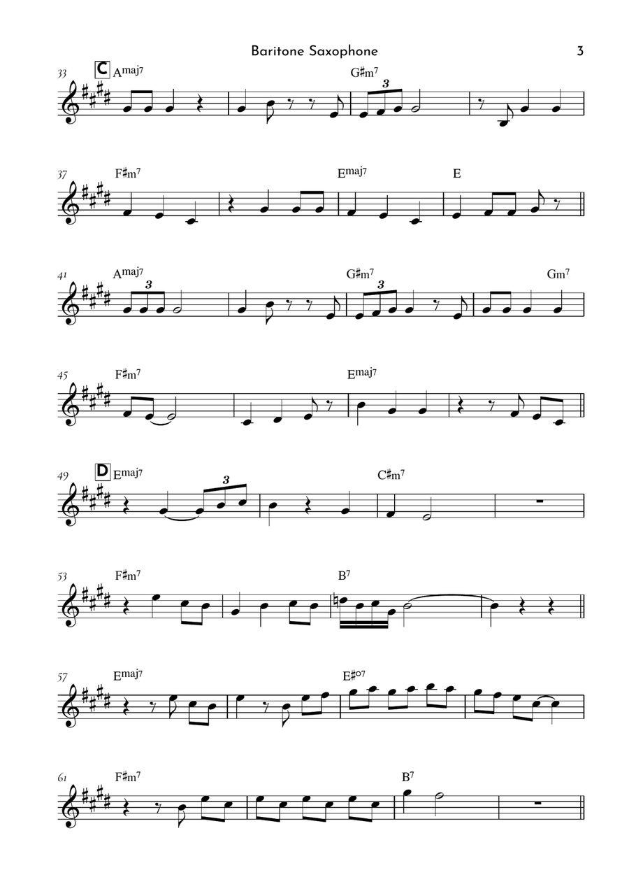 If I Ain't Got You If I Ain't Got You Baritone Saxophone scores gallery preview page 3