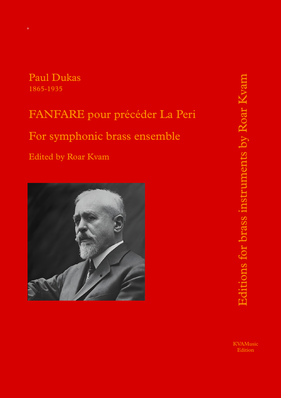 Dukas: Fanfare pour précéder La Péri (Symphonic Brass Ensemble) Brass Ensemble scores gallery preview page 1