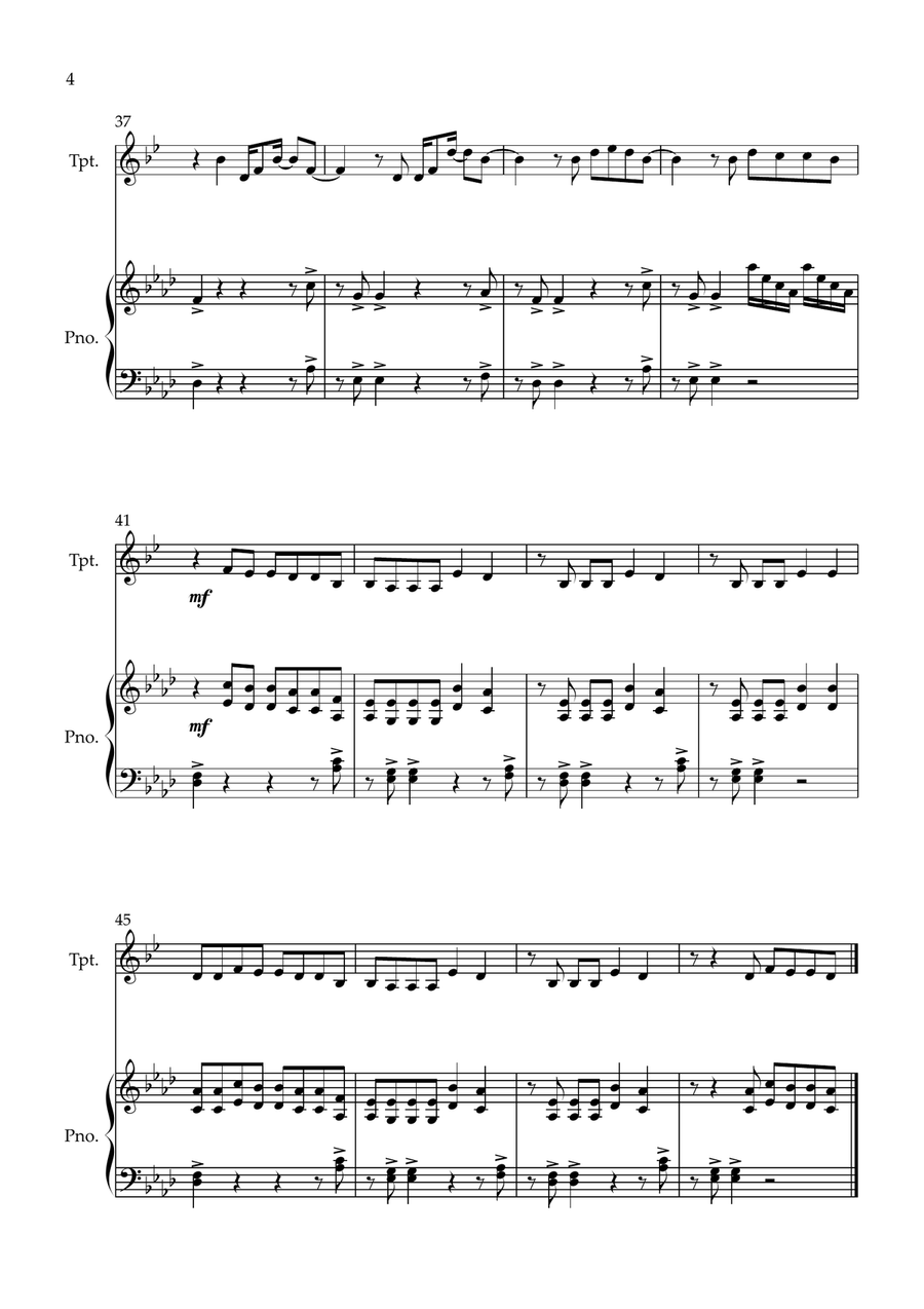 Call Me Maybe Call Me Maybe Trumpet Solo scores gallery preview page 4