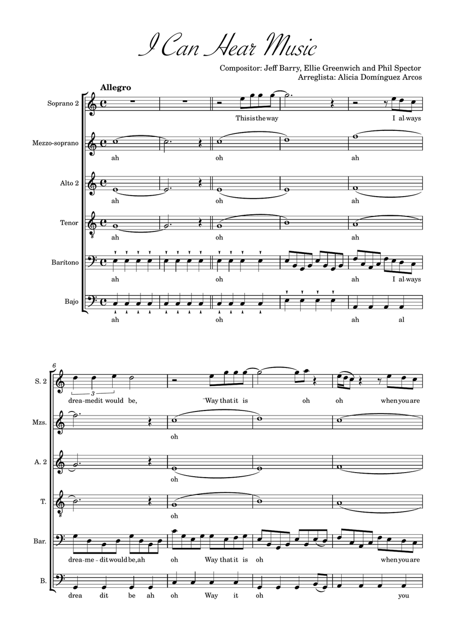 I can hear music A Cappella scores gallery preview page 1