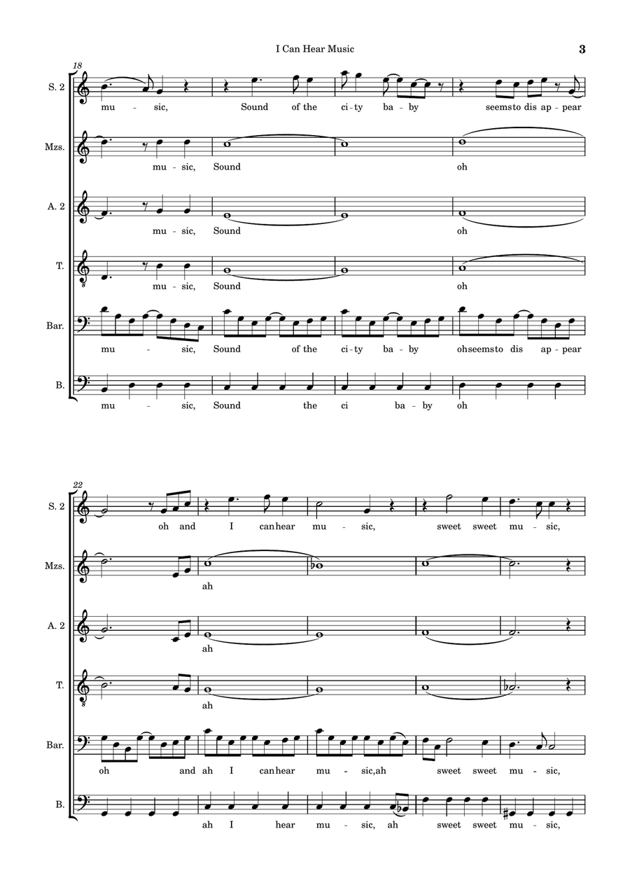 I can hear music A Cappella scores gallery preview page 3