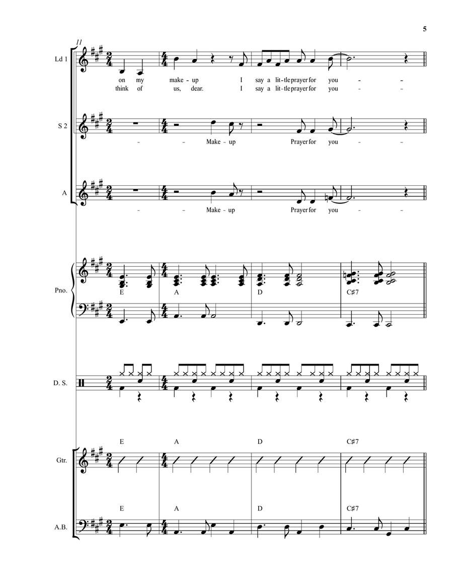 I Say A Little Prayer I Say A Little Prayer Jazz Ensemble scores gallery preview page 5