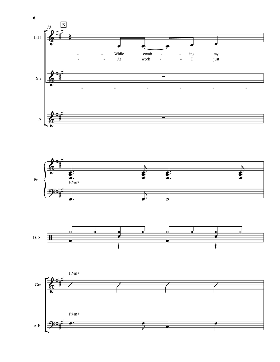 I Say A Little Prayer I Say A Little Prayer Jazz Ensemble scores gallery preview page 6