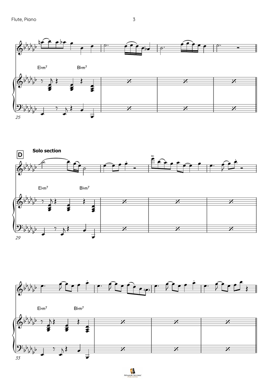 Take Five Flute scores gallery preview page 4