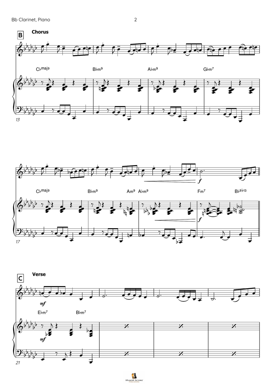 Take Five B-Flat Clarinet scores gallery preview page 3