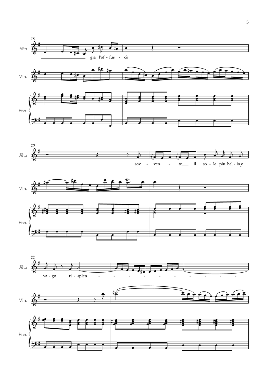 Sovvente il sole Sovvente il sole Chamber Music scores gallery preview page 4