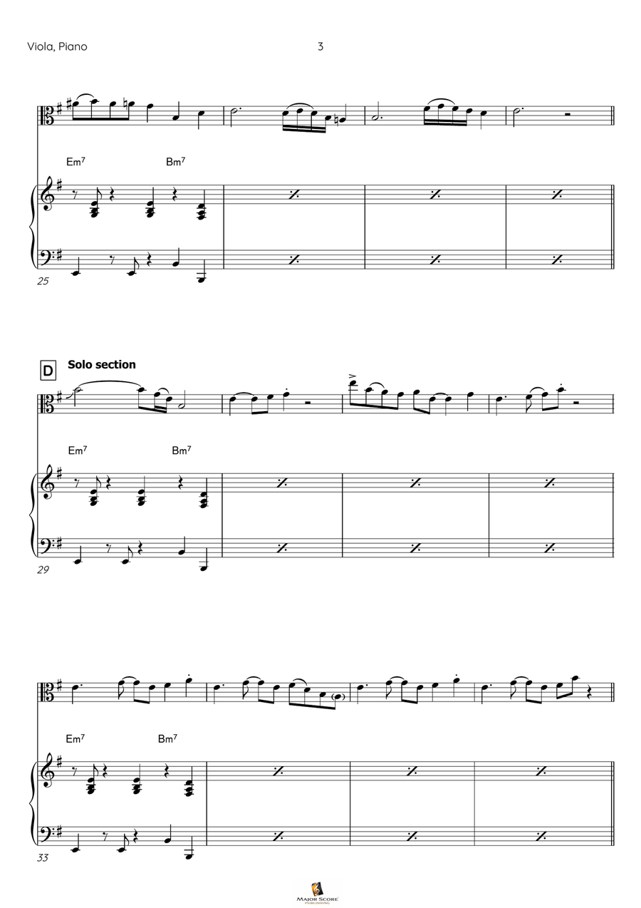Take Five Viola scores gallery preview page 4