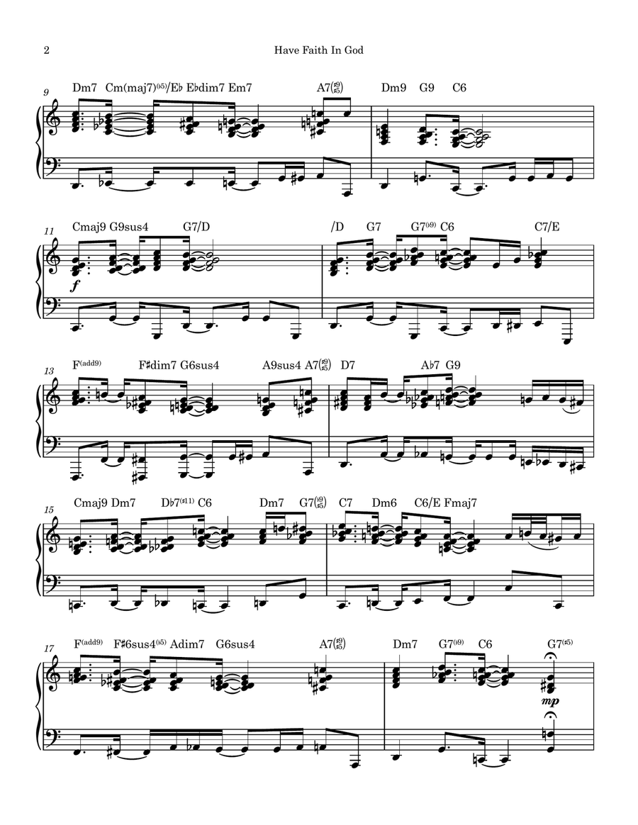 Have Faith in God Have Faith in God Piano Solo scores gallery preview page 2
