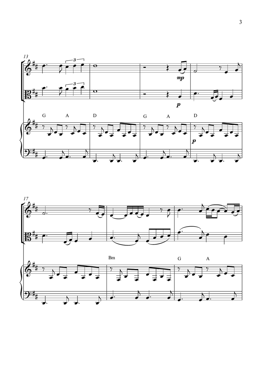 I Will Always Love You I Will Always Love You String Duet scores gallery preview page 3