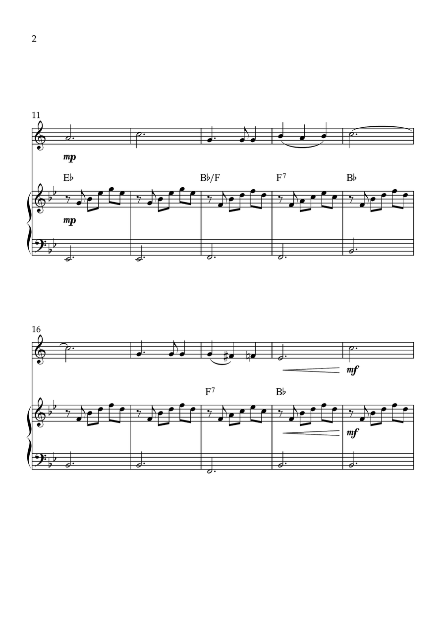 Whispering Hope Whispering Hope B-Flat Clarinet scores gallery preview page 2