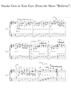 Smoke Gets In Your Eyes Electric Guitar scores gallery preview page 4