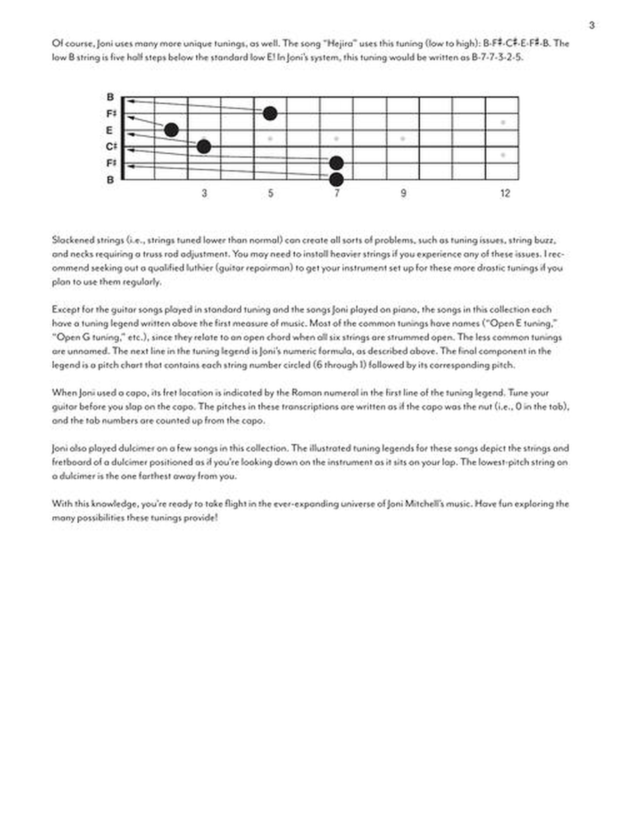 Joni Mitchell Guitar Anthology Acoustic Guitar scores gallery preview page 5