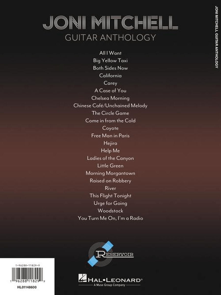 Joni Mitchell Guitar Anthology Acoustic Guitar scores gallery preview page 9