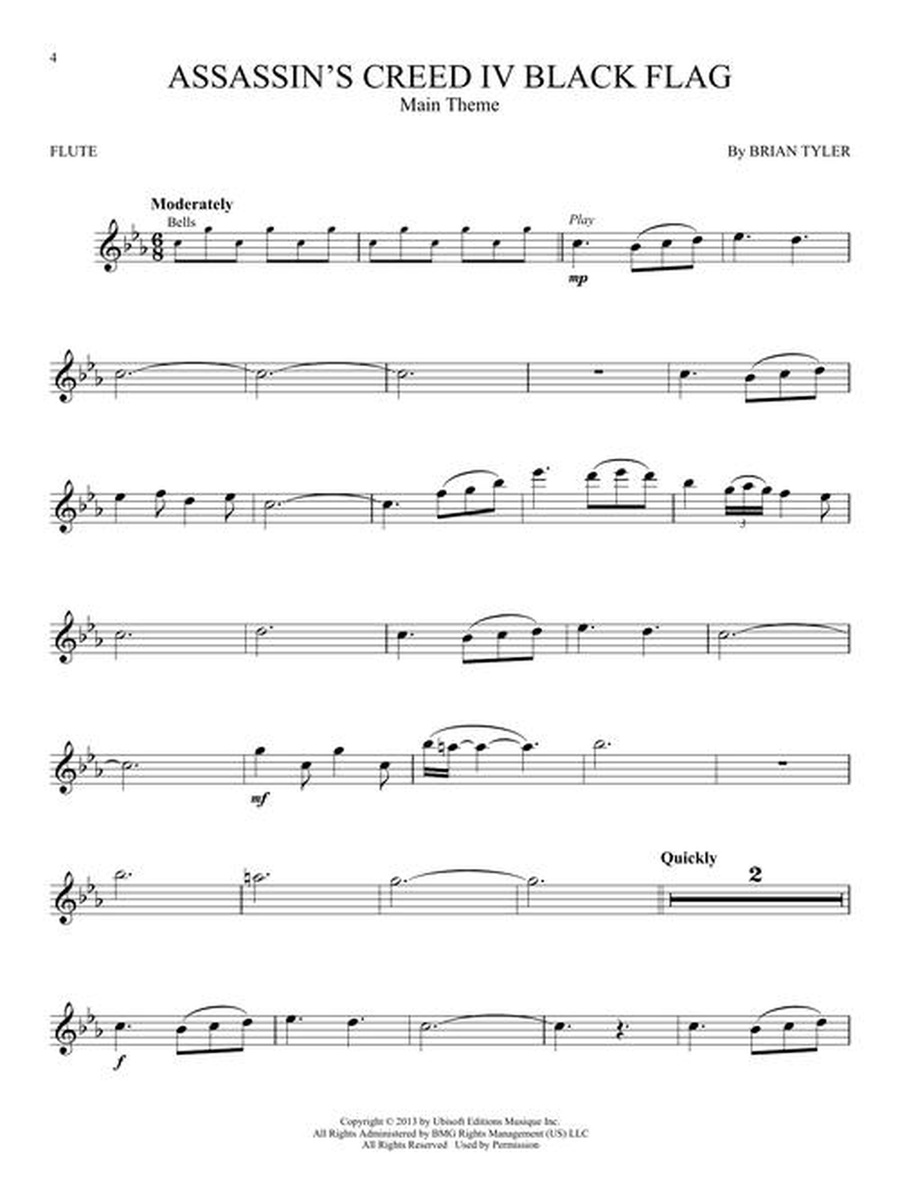 Popular Video Game Music Popular Video Game Music Flute Solo scores gallery preview page 4