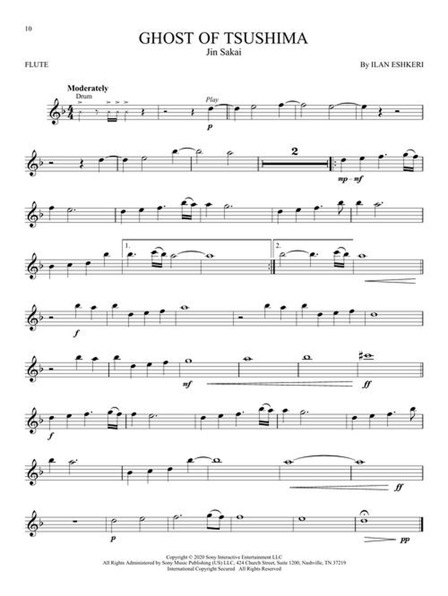 Popular Video Game Music Popular Video Game Music Flute Solo scores gallery preview page 5