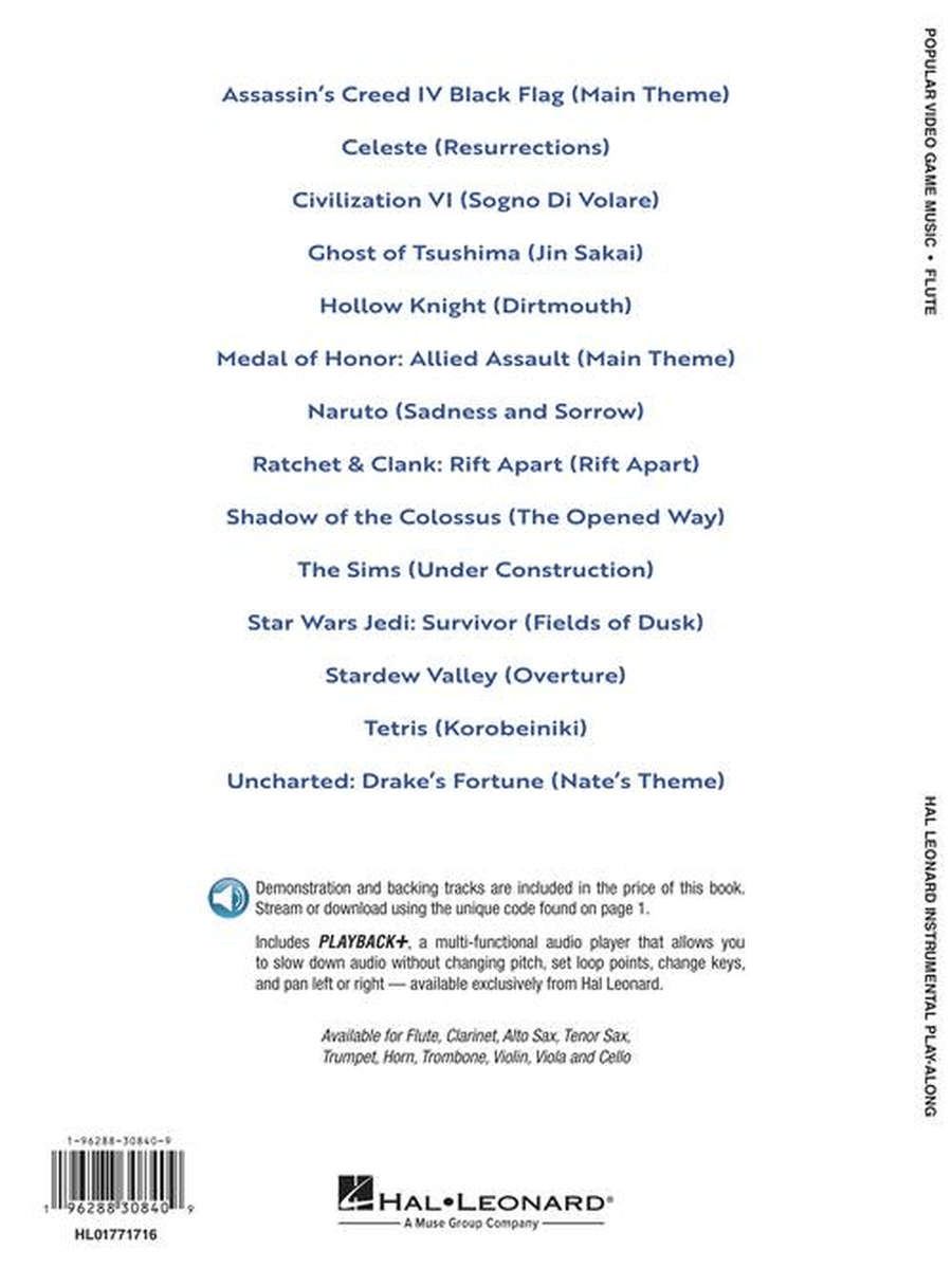 Popular Video Game Music Popular Video Game Music Flute Solo scores gallery preview page 7
