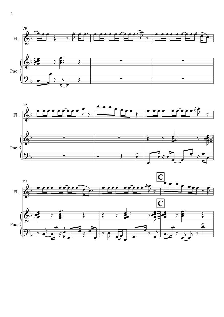 Dynamite Dynamite Flute Solo scores gallery preview page 4