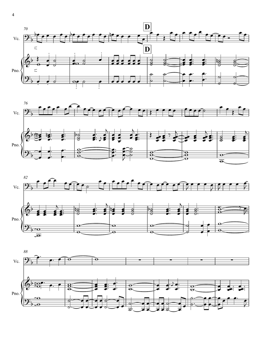 Drops Of Jupiter (Tell Me) Piano scores gallery preview page 4