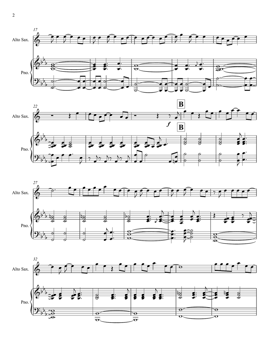 Drops Of Jupiter (Tell Me) Alto Saxophone scores gallery preview page 2