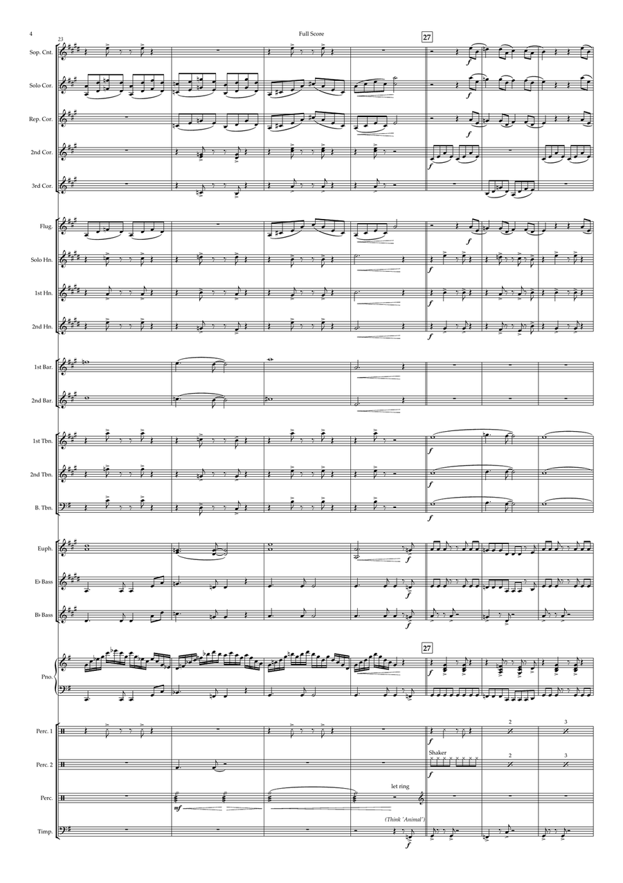 Orinoco Flow Brass Band scores gallery preview page 4