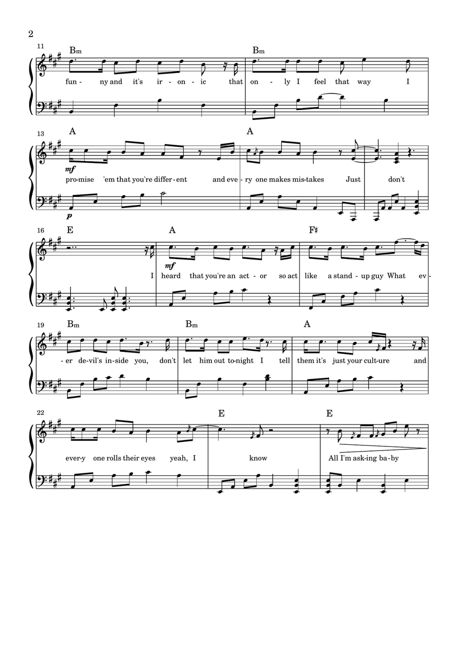 Please Please Please Please Please Please Piano Solo scores gallery preview page 2