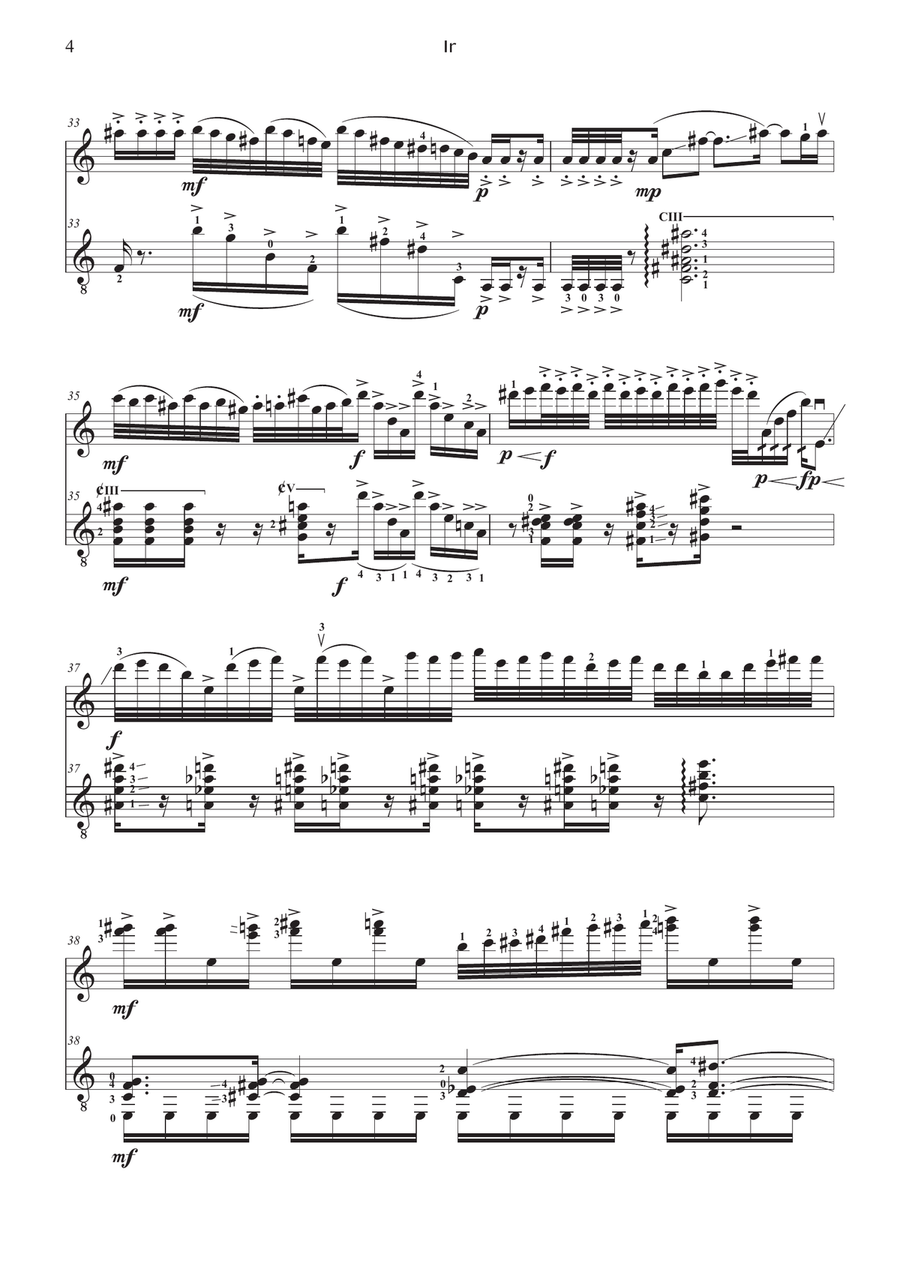 GERVASONI – Ir | Violin & Guitar | PDF String Duet scores gallery preview page 6