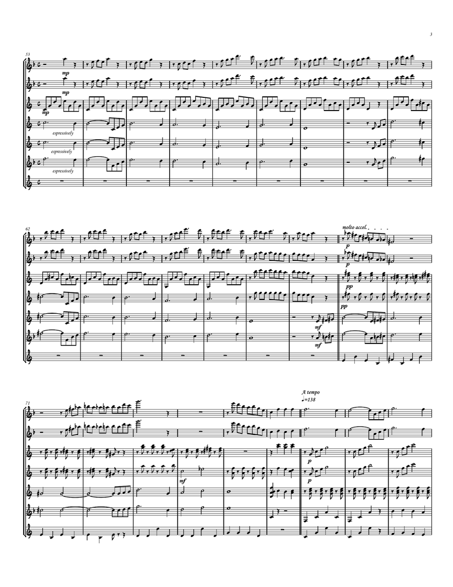 I Could Have Danced All Night Guitar Ensemble scores gallery preview page 3