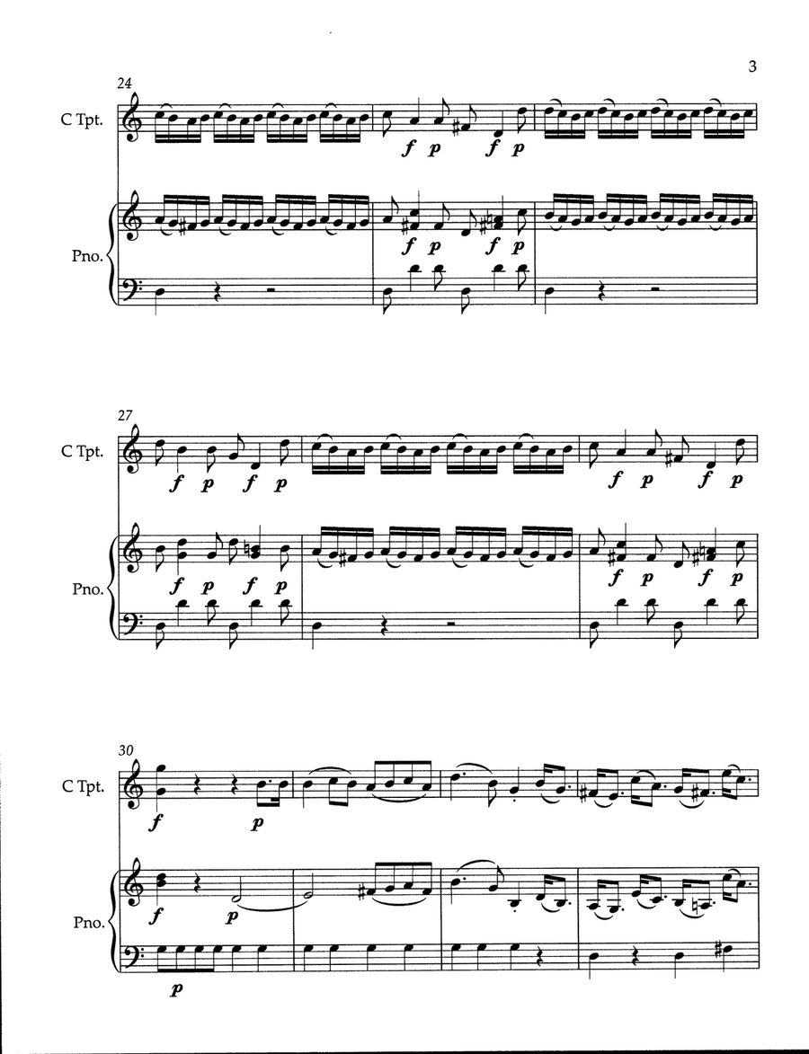 Overture to Il Re Pastore Chamber Music scores gallery preview page 3