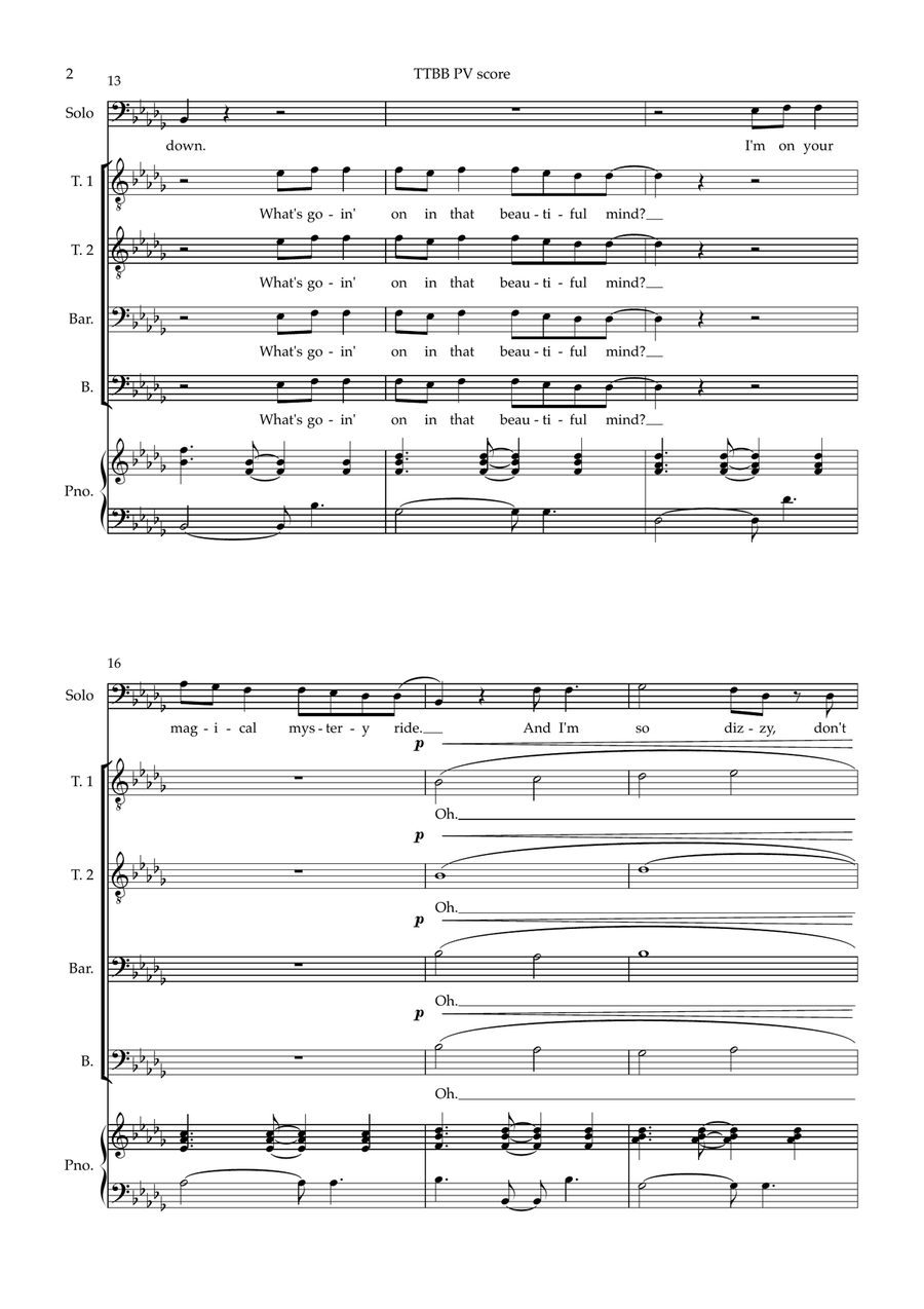 All Of Me All Of Me TTBB scores gallery preview page 2