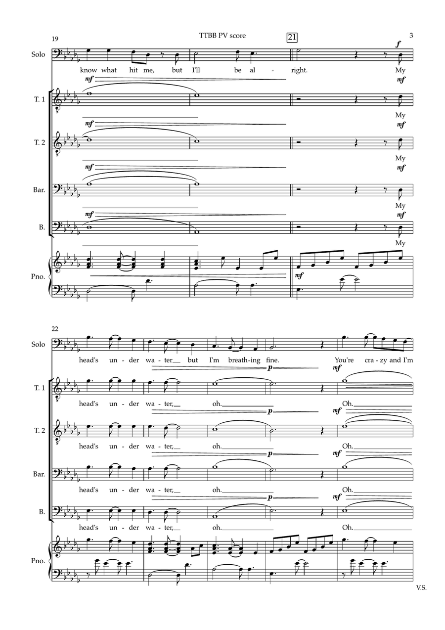 All Of Me All Of Me TTBB scores gallery preview page 3
