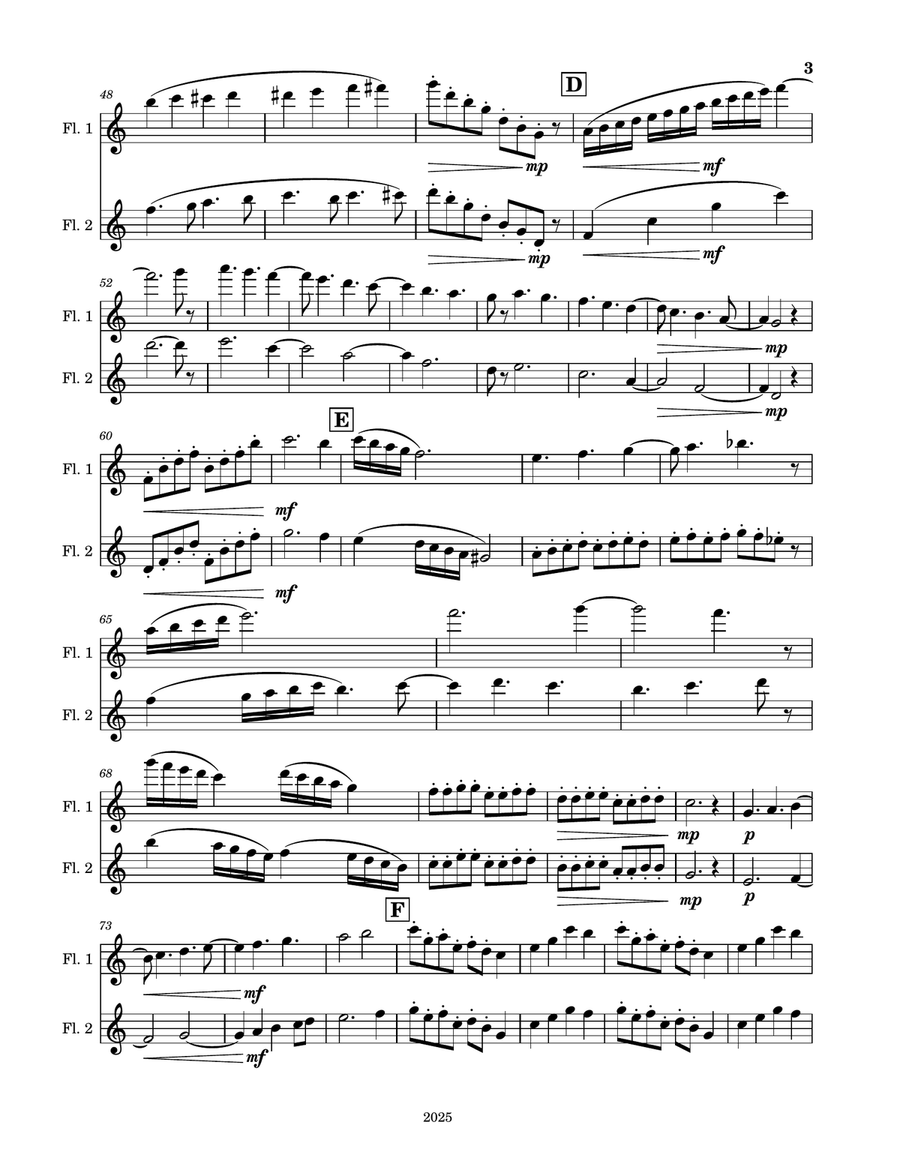 Two Robins Two Robins Flute Duet scores gallery preview page 3