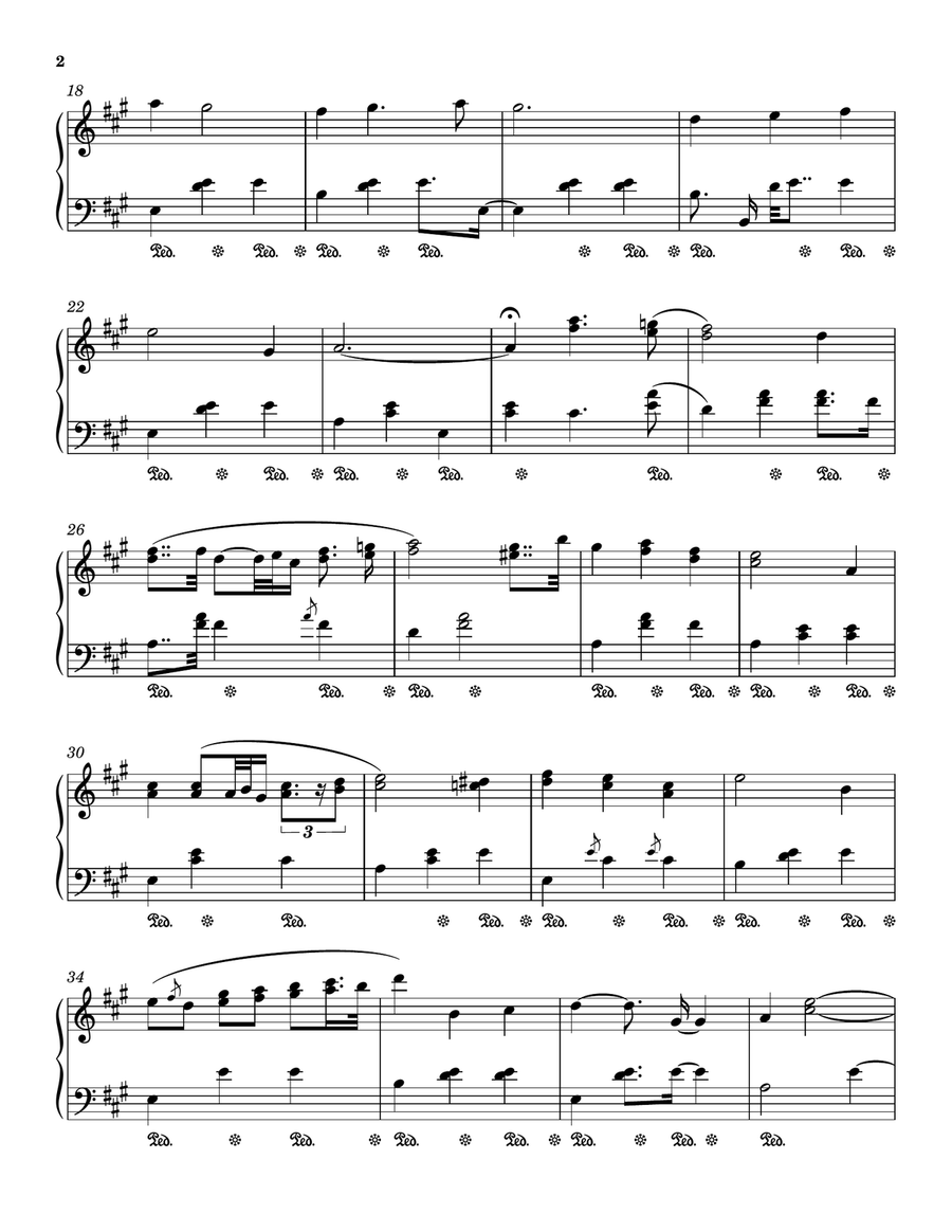 Que Sera, Sera (Whatever Will Be, Will Be) Piano Solo scores gallery preview page 2