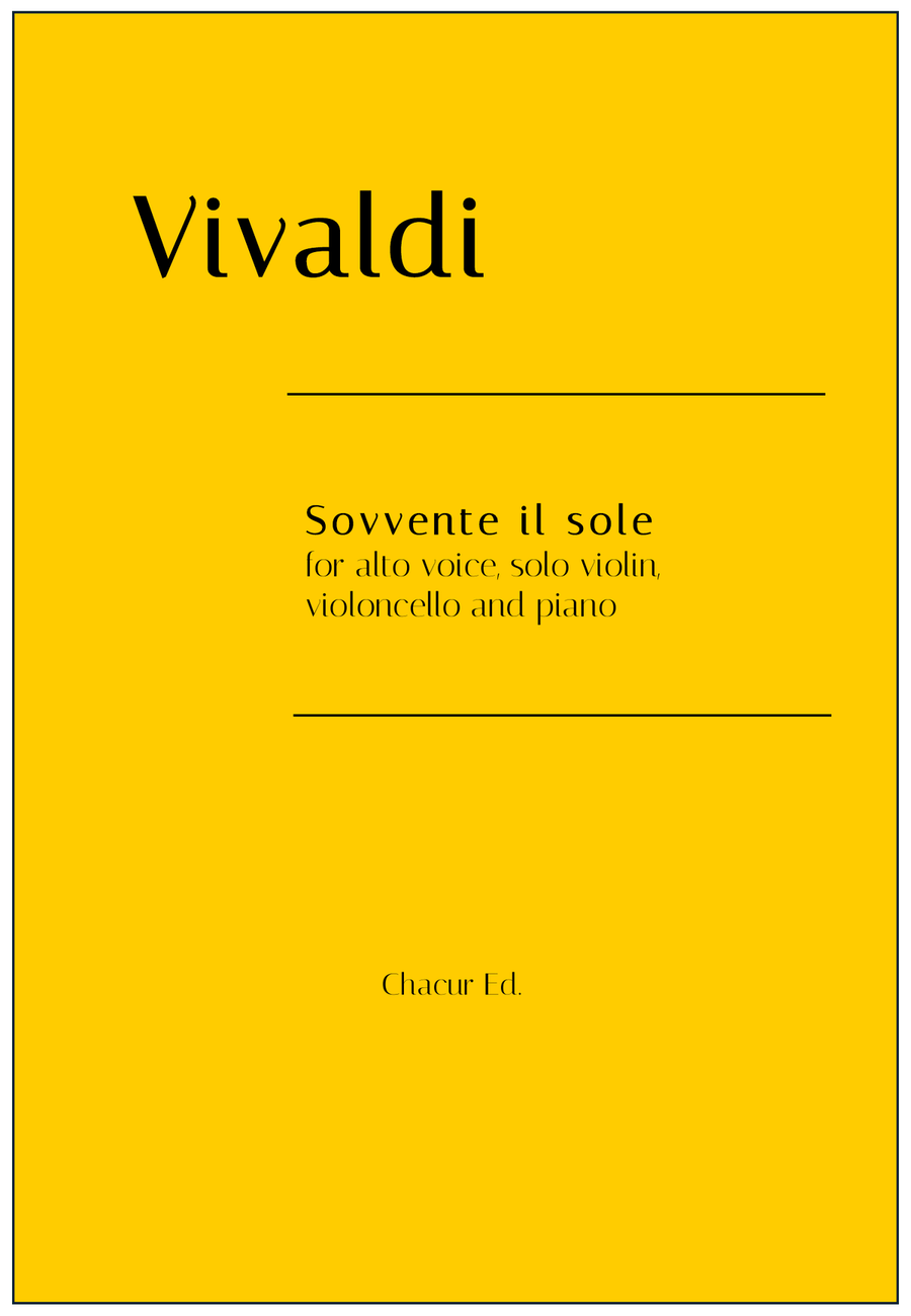 Sovvente il sole Sovvente il sole Piano Trio scores gallery preview page 1