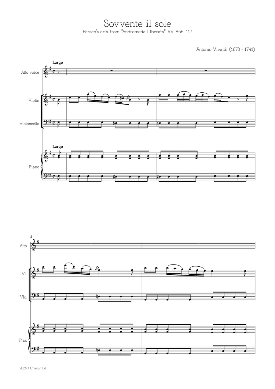 Sovvente il sole Sovvente il sole Piano Trio scores gallery preview page 2