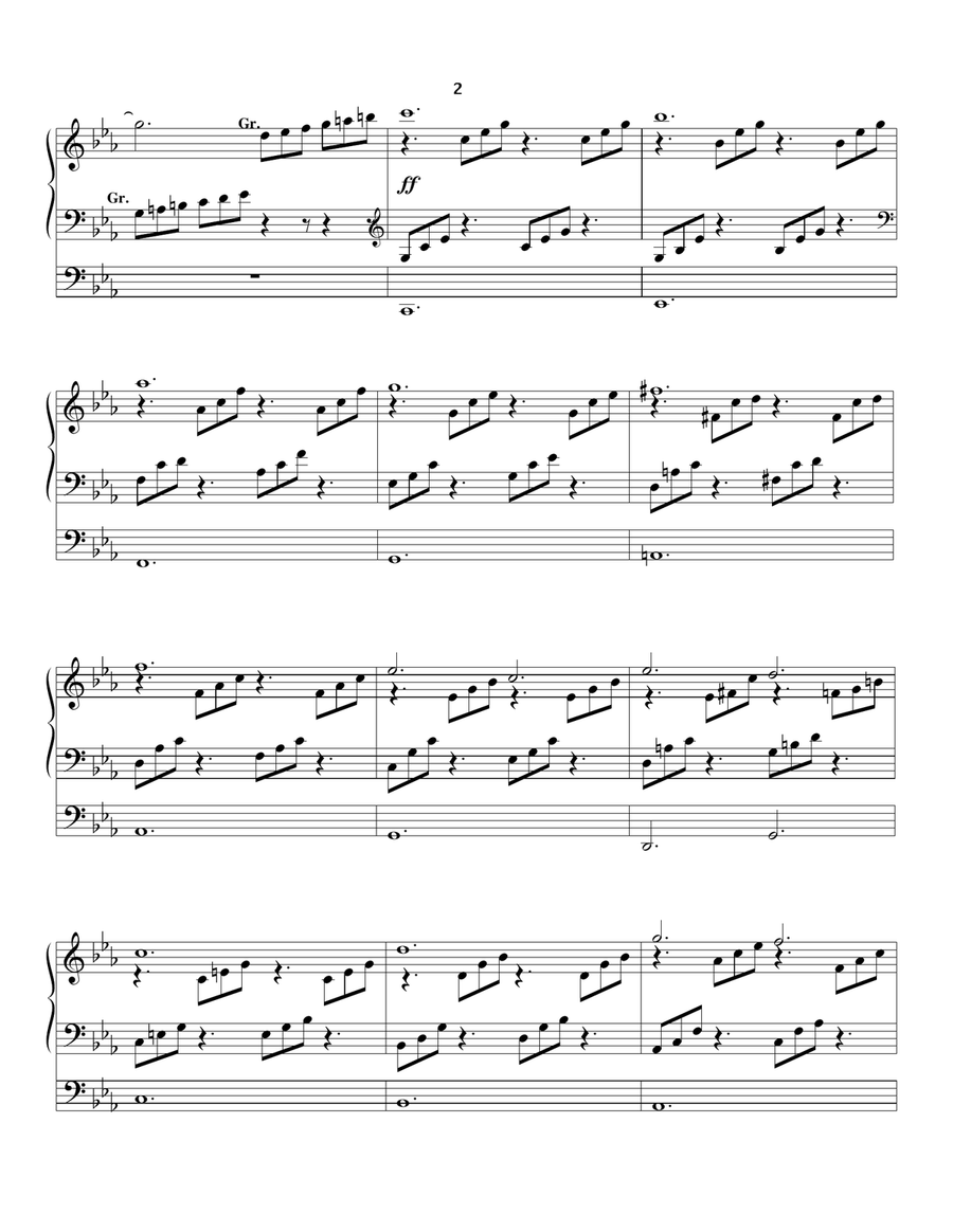 Easy Toccata for Organ Easy Toccata for Organ Organ Solo scores gallery preview page 2