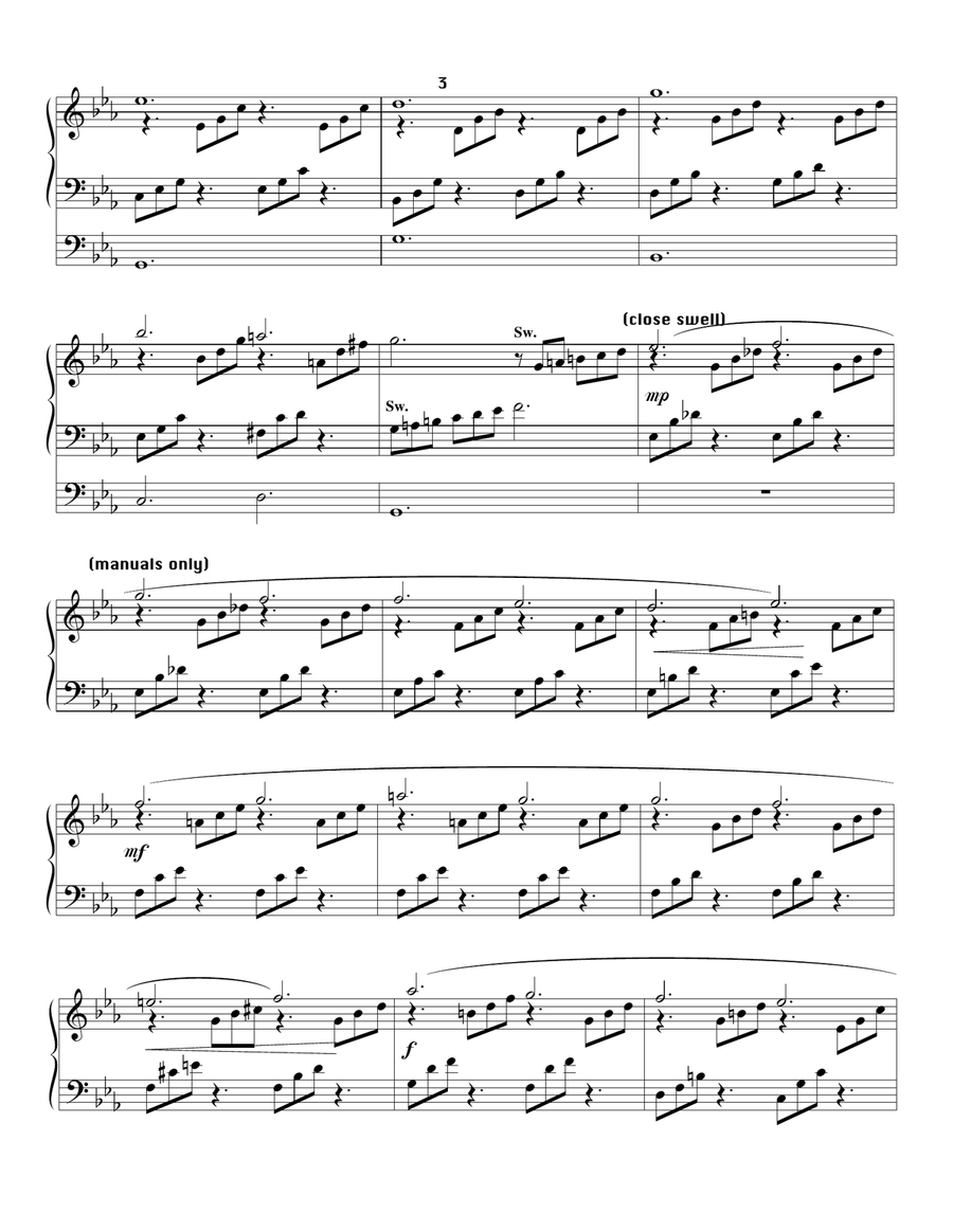 Easy Toccata for Organ Easy Toccata for Organ Organ Solo scores gallery preview page 3