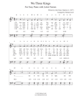 We Three Kings for Piano