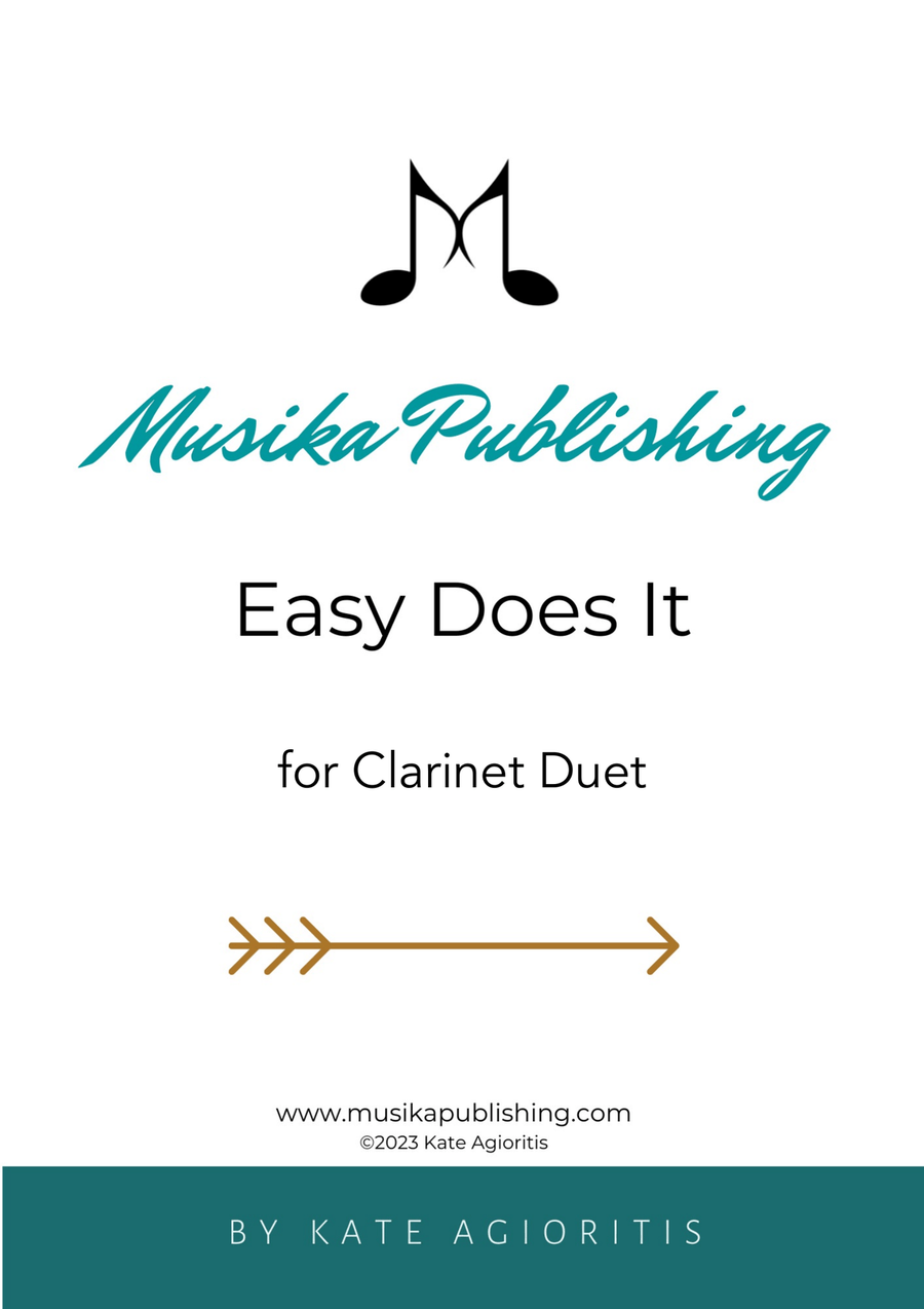Easy Does It - Jazz Duet for Clarinets Clarinet Duet scores gallery preview page 5