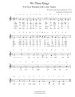 We Three Kings for Trumpet