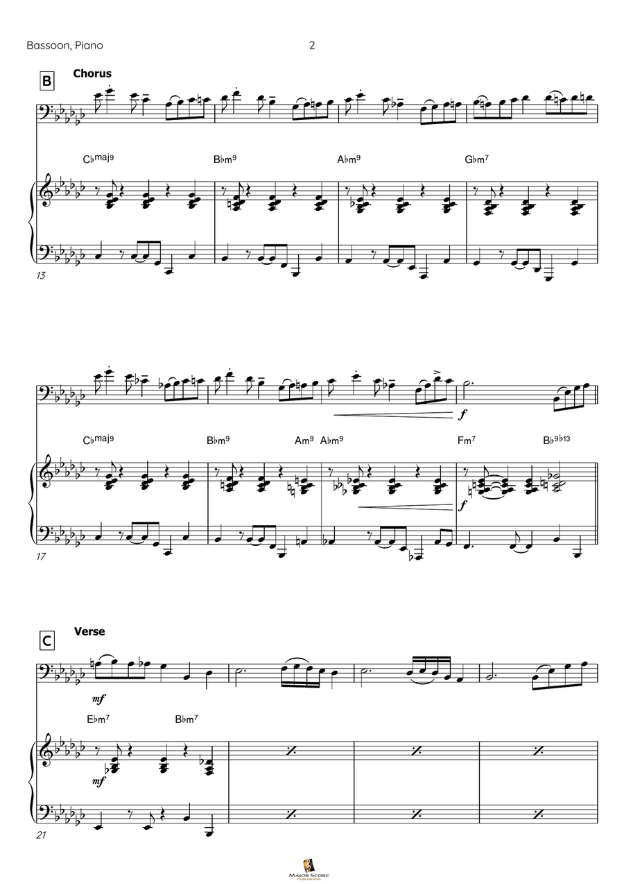 Take Five Bassoon scores gallery preview page 3