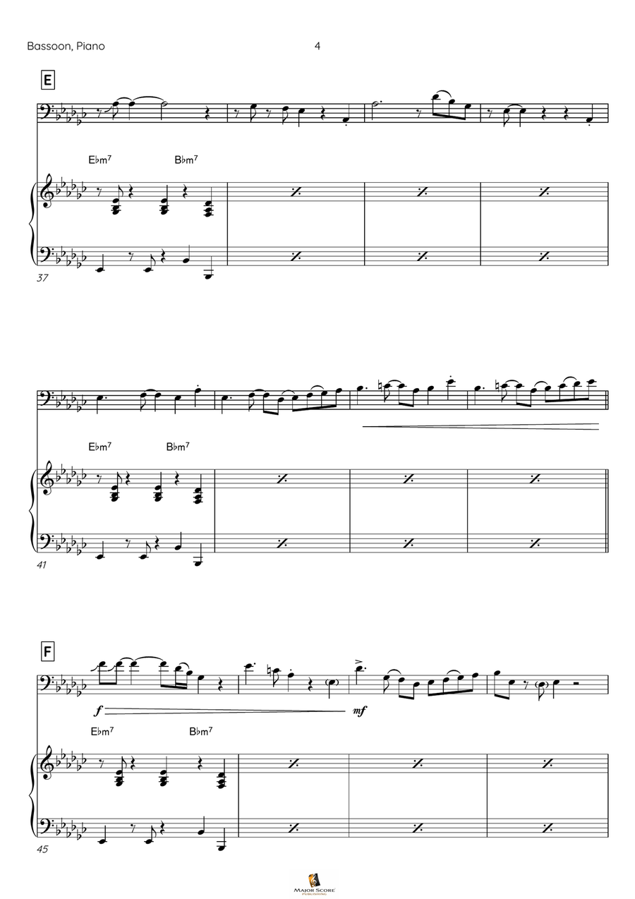 Take Five Bassoon scores gallery preview page 5