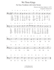 We Three Kings for Trombone