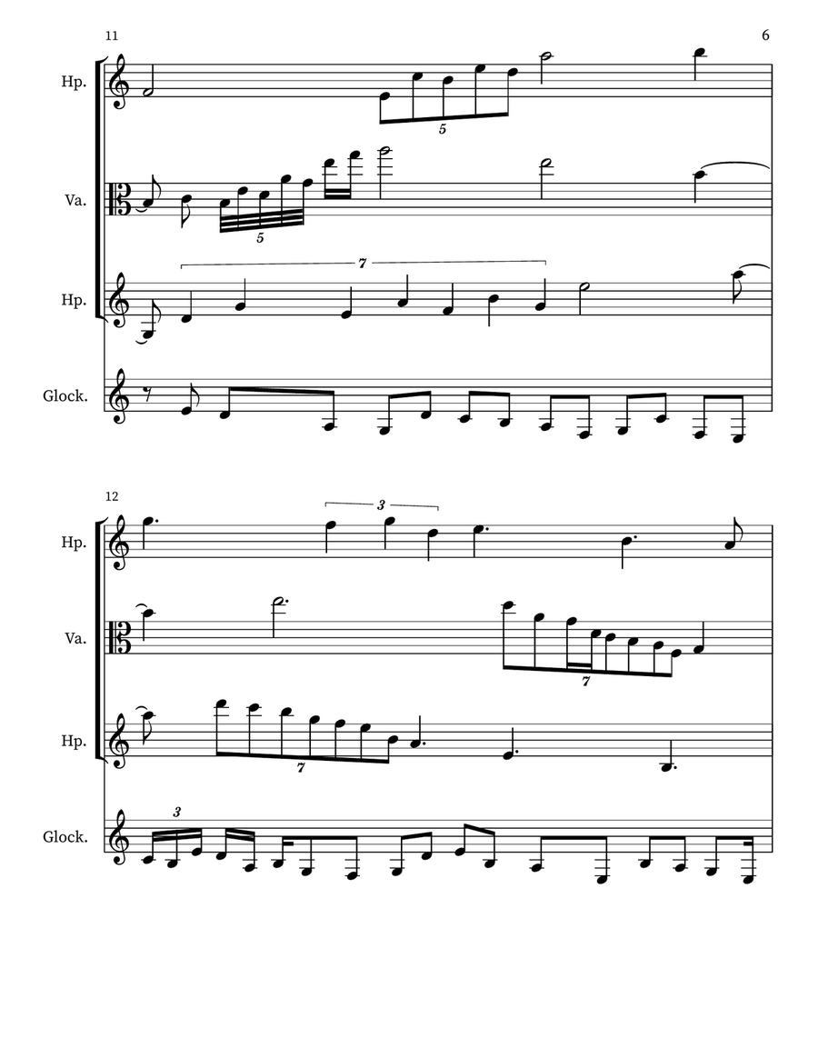 Children's Musing 79 Children's Musing 79 Small Ensemble scores gallery preview page 6