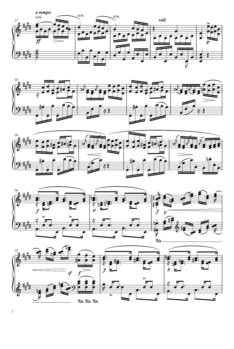 Etude Op. 10 No. 3 E MajorTristesse - Fryderyk Fanciszek Chopin Piano Method scores gallery preview page 2