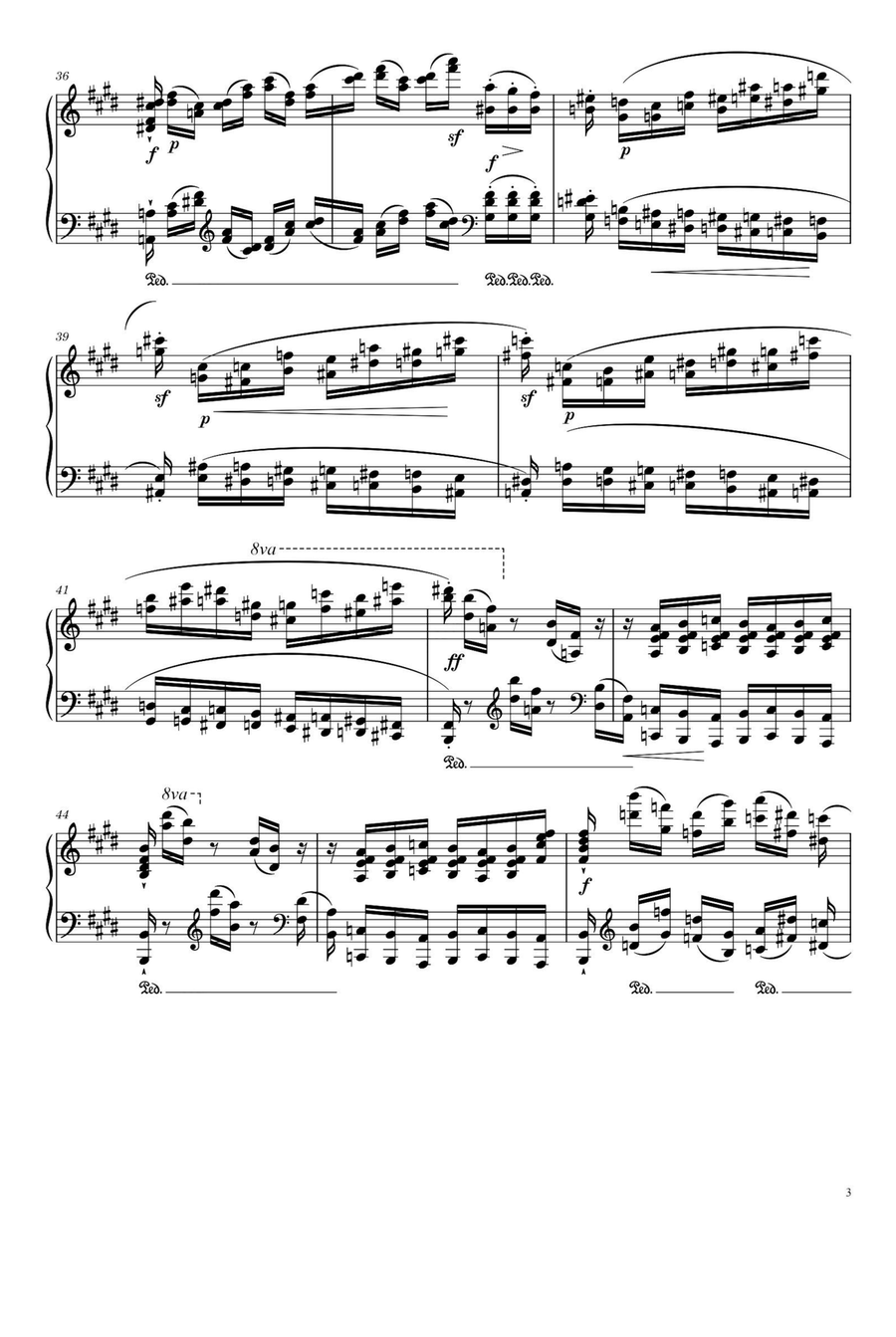 Etude Op. 10 No. 3 E MajorTristesse - Fryderyk Fanciszek Chopin Piano Method scores gallery preview page 3