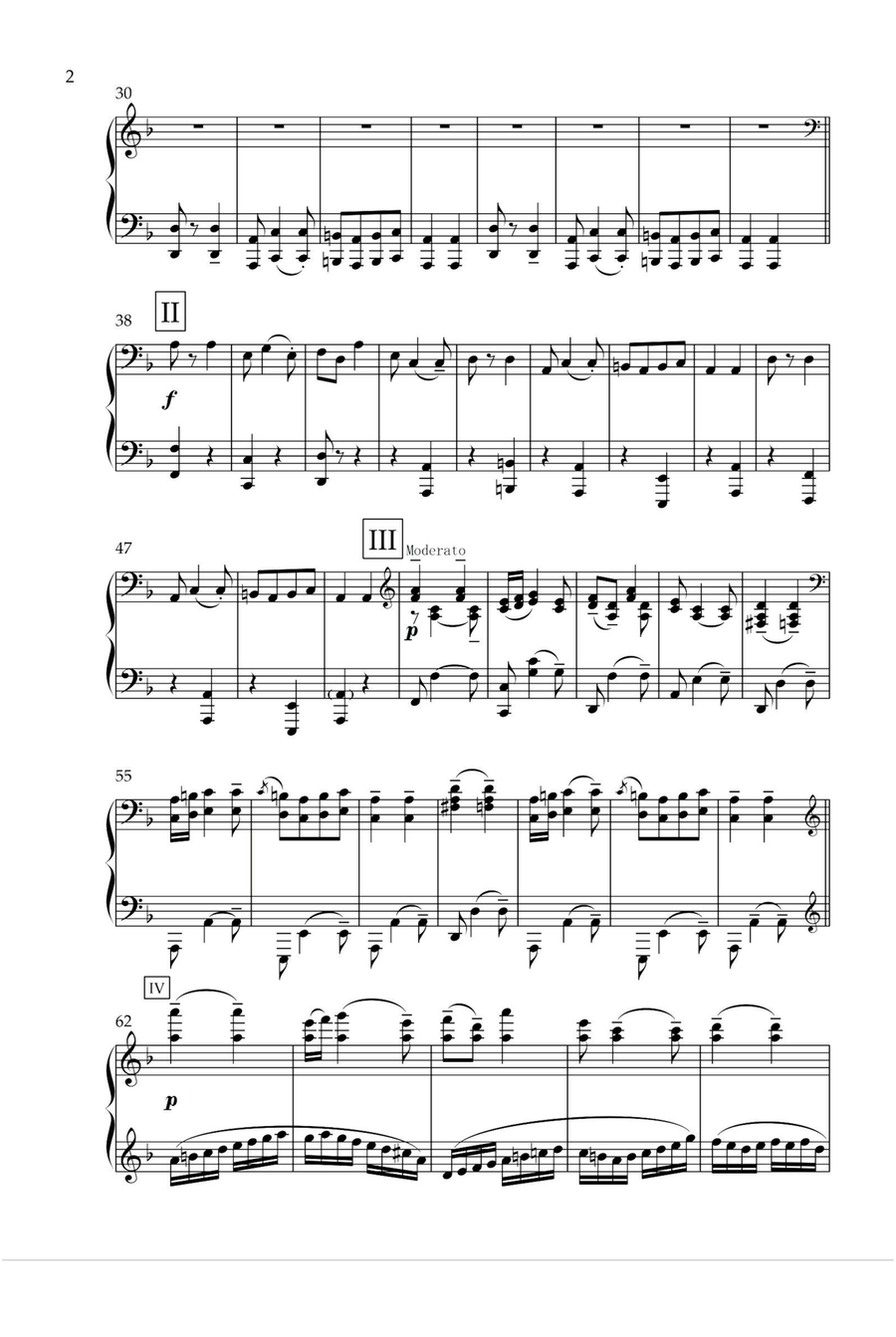 Dance of the Sailors - Reinhold Glière Piano Solo scores gallery preview page 2