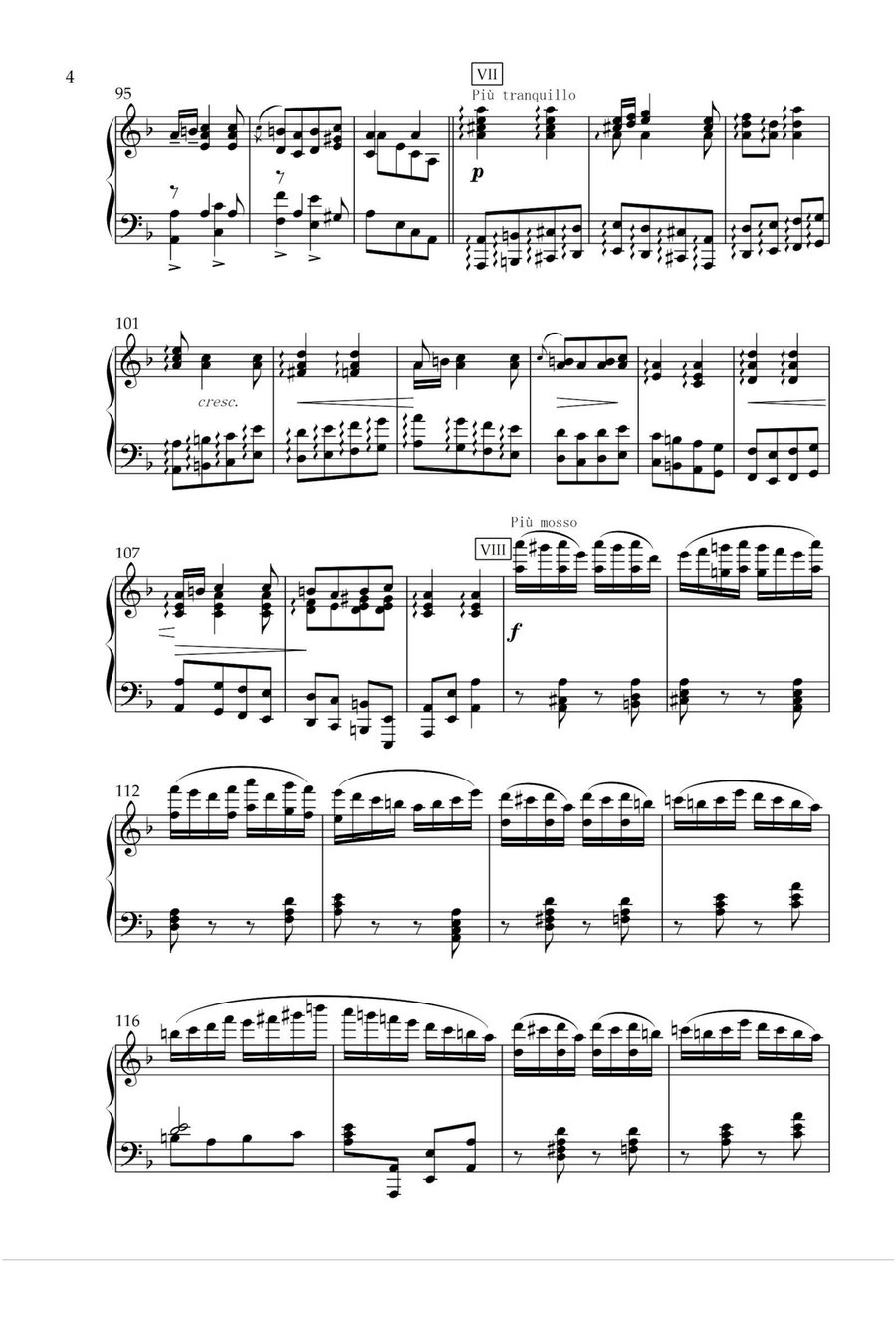 Dance of the Sailors - Reinhold Glière Piano Solo scores gallery preview page 4