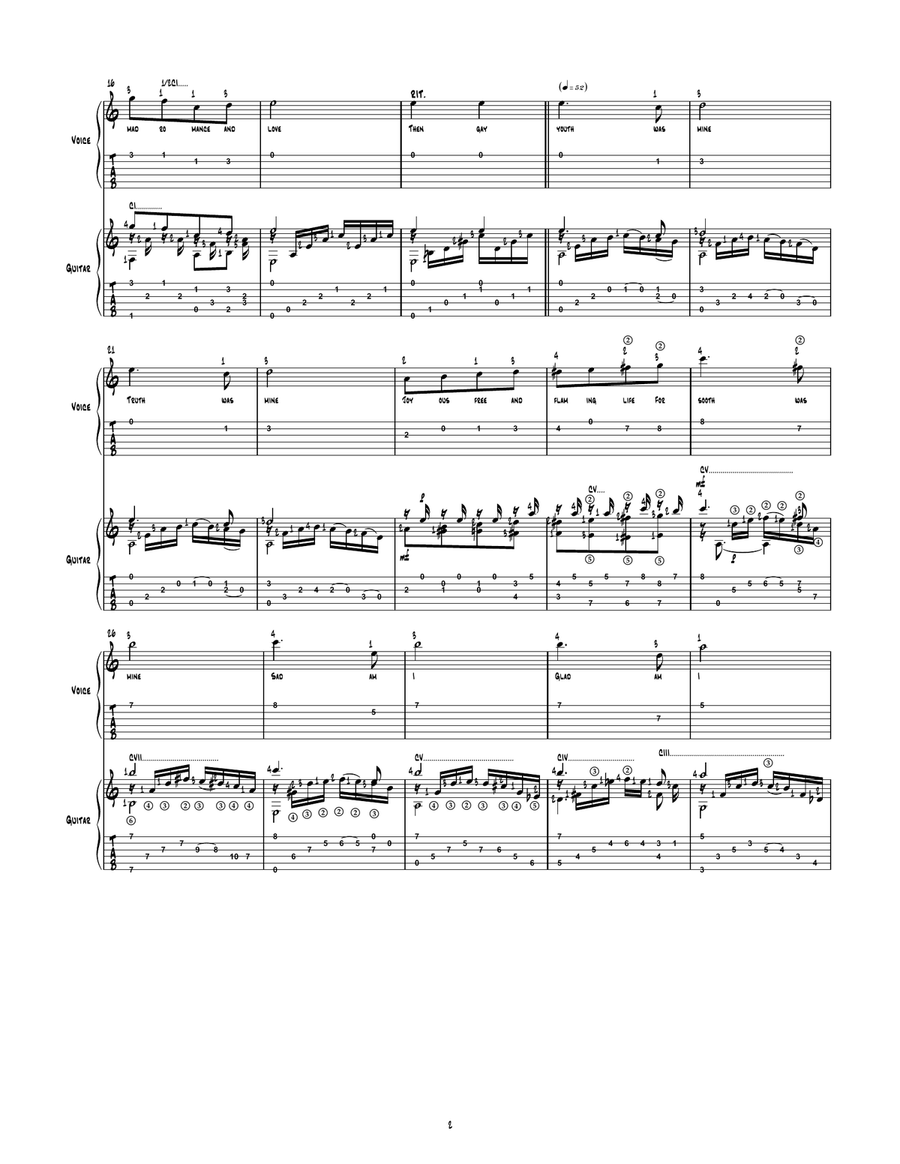 Yesterdays Piano scores gallery preview page 2